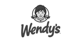Wendy's logo - fast food restaurant client