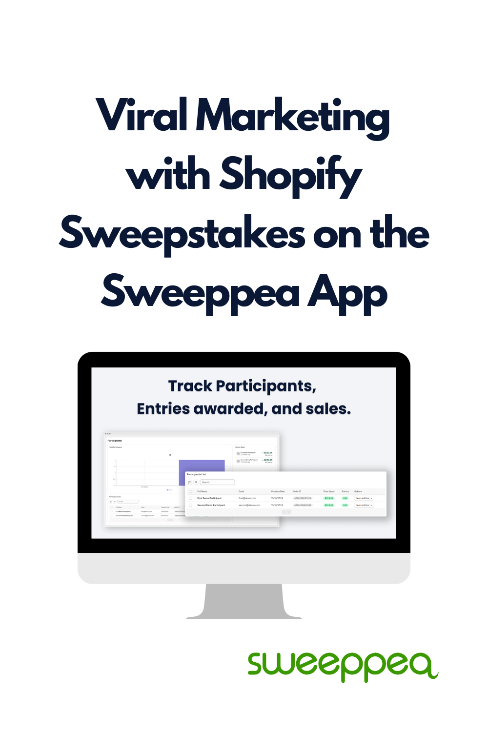 Viral Marketing with Shopify Sweepstakes on the Sweeppea App cover image